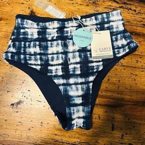 Carve designs high waisted Erin reversible swim bottoms